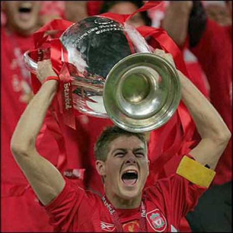 Gerrard a trofej